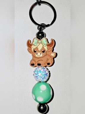 💜 HIGHLAND COW - BAG CLIP / KEYCHAIN